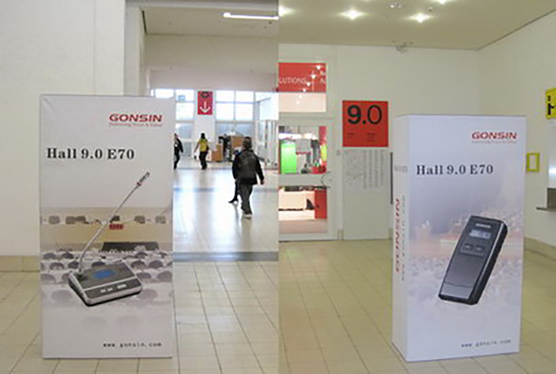 Gonsin Exhibited At Prolight sound 2010