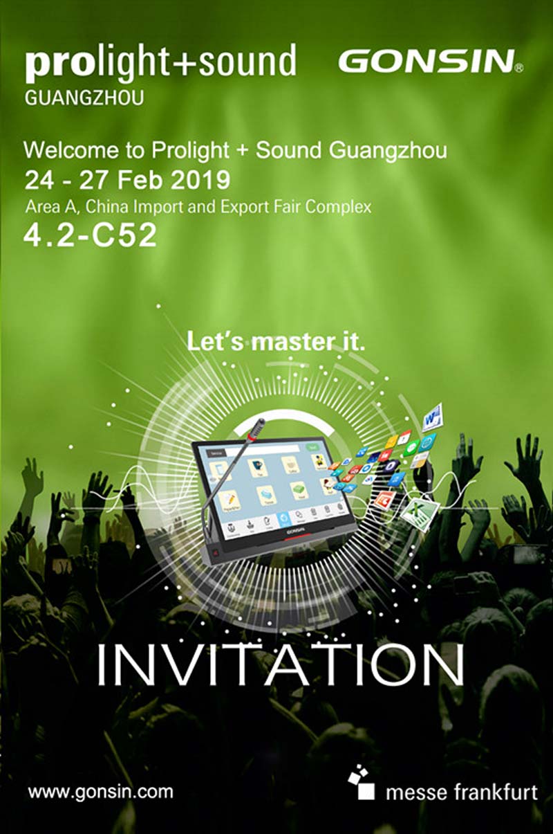 Prolight sound 2019 Invitation