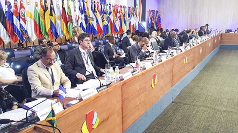 Гонсин сопровождал саммит министров Celac-Европейского Союза