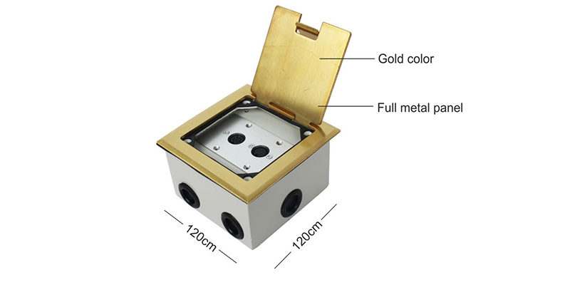 Floor Electrical Double Socket Design